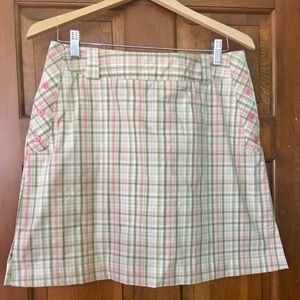 Sport Haley Golf/Tennis Skirt-Pink Plaid-Size 6